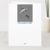 海の亀飛んでいるの上のサラス カード (裏面)