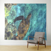 海の亀 タペストリー (インサイチュ(横))