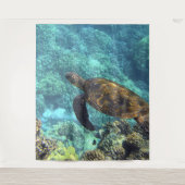 海の亀 タペストリー (正面)