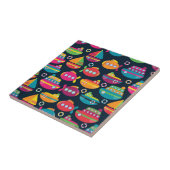 海の交通機関パターン タイル (側面)