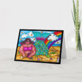 海の人魚のカードで カード (正面)