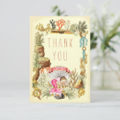 海の人魚のプリンセスの下でありがとう サンキューカード (スタンド正面)