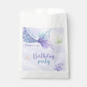 海の人魚の下の人魚の誕生日パーティー フェイバーバッグ (正面)