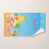 海の人魚の下 バスタオルセット (ハンドタオル)