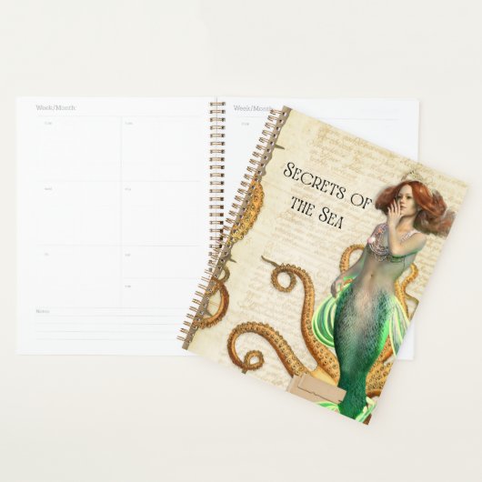海の人魚の秘密 プランナー手帳 (ディスプレー)