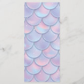 海の人魚の誕生会メニューの下 メニュー (裏面)