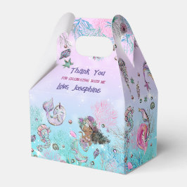 海の人魚の誕生日お洒落パーティーの下で フェイバーボックス