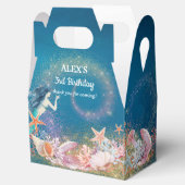 海の人魚の誕生日お洒落パーティーの下 フェイバーボックス (オープン)