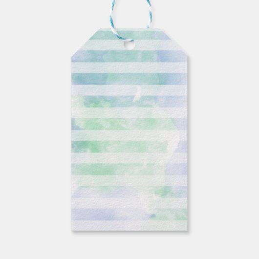 海の人魚の誕生日の下 ギフトタグ (裏面)