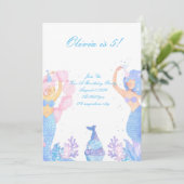 海の人魚の誕生日の招待状の下に セーブザデート (スタンド正面)