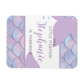 海の人魚の誕生日パーティーの下 マグネット (横)