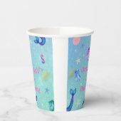海の人魚の誕生日パーティーの下 紙コップ (左)