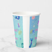 海の人魚の誕生日パーティーの下 紙コップ (右)