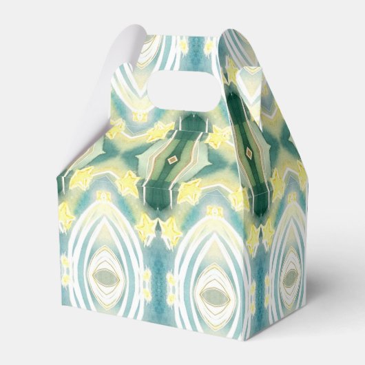 海の人魚の赤ちゃんシャワーの下 フェイバーボックス (裏面サイド)