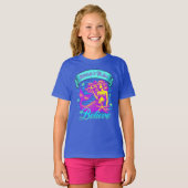海の人魚信じ車 Tシャツ (正面フル)