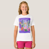 海の人魚 ウォーターボトル Tシャツ (正面フル)