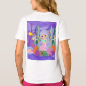 海の人魚 ウォーターボトル Tシャツ (裏面)