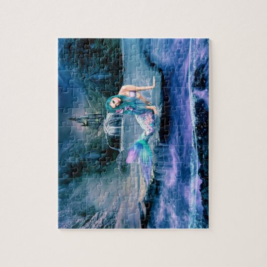 海の人魚 ジグソーパズル (縦)