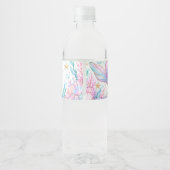 海の人魚 水彩画 ペットボトルラベル (裏面)