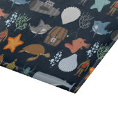 海の住民パターン1 カッティングボード (角)