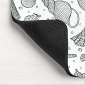 海の住民パターン3 マウスパッド (コーナー)