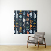 海の住民パターン タペストリー (インサイチュ)