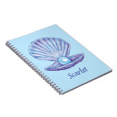 海の個人用設定の真珠(青) ノートブック (右側)