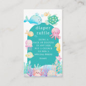 海の冒険おむつラッフルの下 エンクロージャーカード (正面)