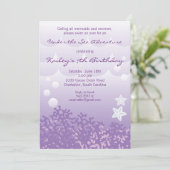 海の冒険の誕生日のパーティの招待状の下 招待状 (スタンド正面)