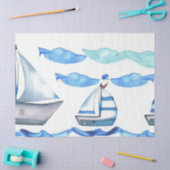 "海の冒険を解き放つ：航海の航海" 薄葉紙 (クラフト)