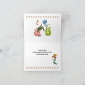 海の冒険ノートカードの下の一般的な人魚 サンキューカード (内部)