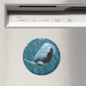 海の写真の磁石のかわいいウミガメの水泳 マグネット (インサイチュ (食洗機))