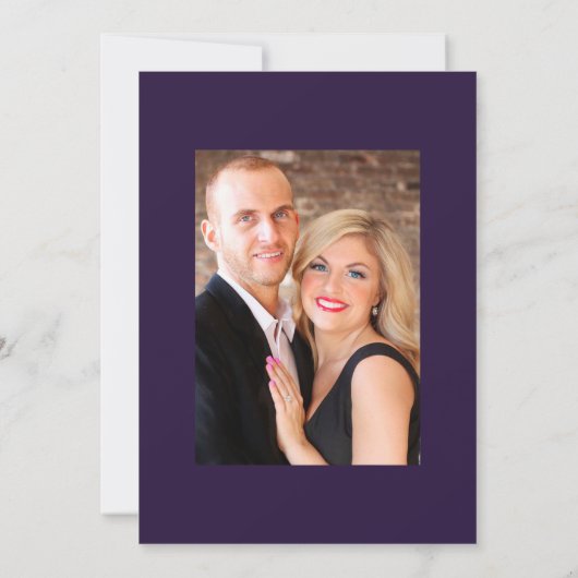 海の写真航海のの結婚下で セーブザデート (裏面)