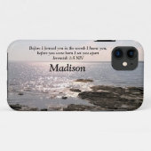 海の写真God Know You Bible Verse Case-Mate iPhoneケース (裏面(横))