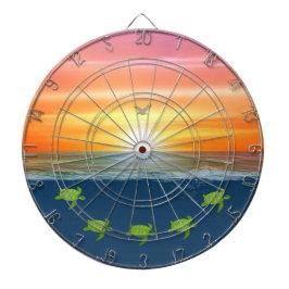 海の出と亀 ダーツボード