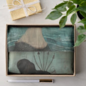 海の切り離しティッシュペーパーのサイレン 薄葉紙 (ギフト)