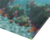 海の切板の花 カッティングボード (角)