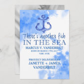 海の別の魚の航海のベビー 案内状 (正面/裏面)