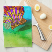 海の創造ミックスメディア キッチンタオル (四つ折り)