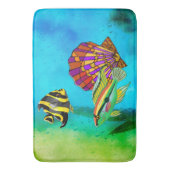 海の創造ミックスメディア バスマット (正面縦)