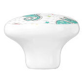 海の創造物のパターン セラミックノブ (側面)