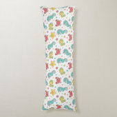 海の創造物のパターン ボディピロー (正面縦)