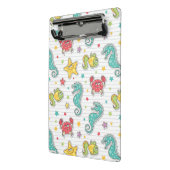 海の創造物のパターン ミニクリップボード (アングル2)