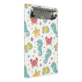 海の創造物のパターン ミニクリップボード (アングル)