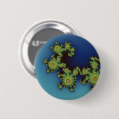 海の創造物-フラクタルボタン 缶バッジ (正面&裏面)