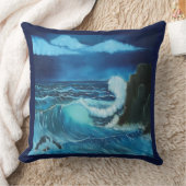 「海の力」装飾用クッションデザイン。 クッション (ブランケット)