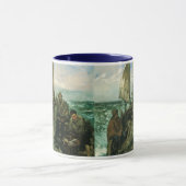 海の労働者 by エドゥアール・マネ、ヴィンテージ・アート マグカップ (中央)