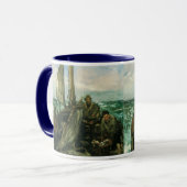 海の労働者 by エドゥアール・マネ、ヴィンテージ・アート マグカップ (正面左)