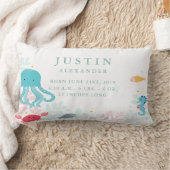 海の動物たちのベビー案内枕 ランバークッション (ブランケット)