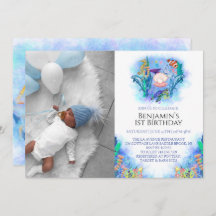 海の動物のお誕生日会 1歳のお誕生日